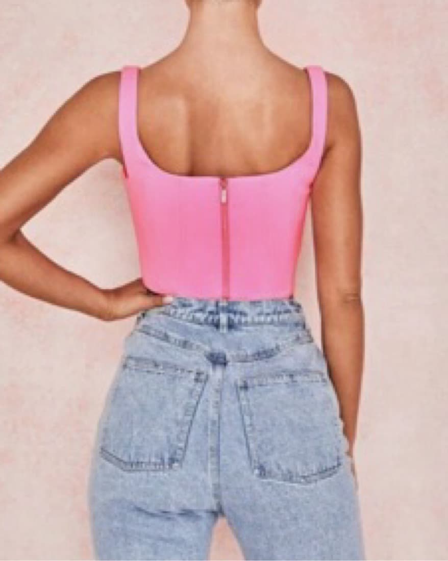 House Of CB Pink Corset Top  - Image 2