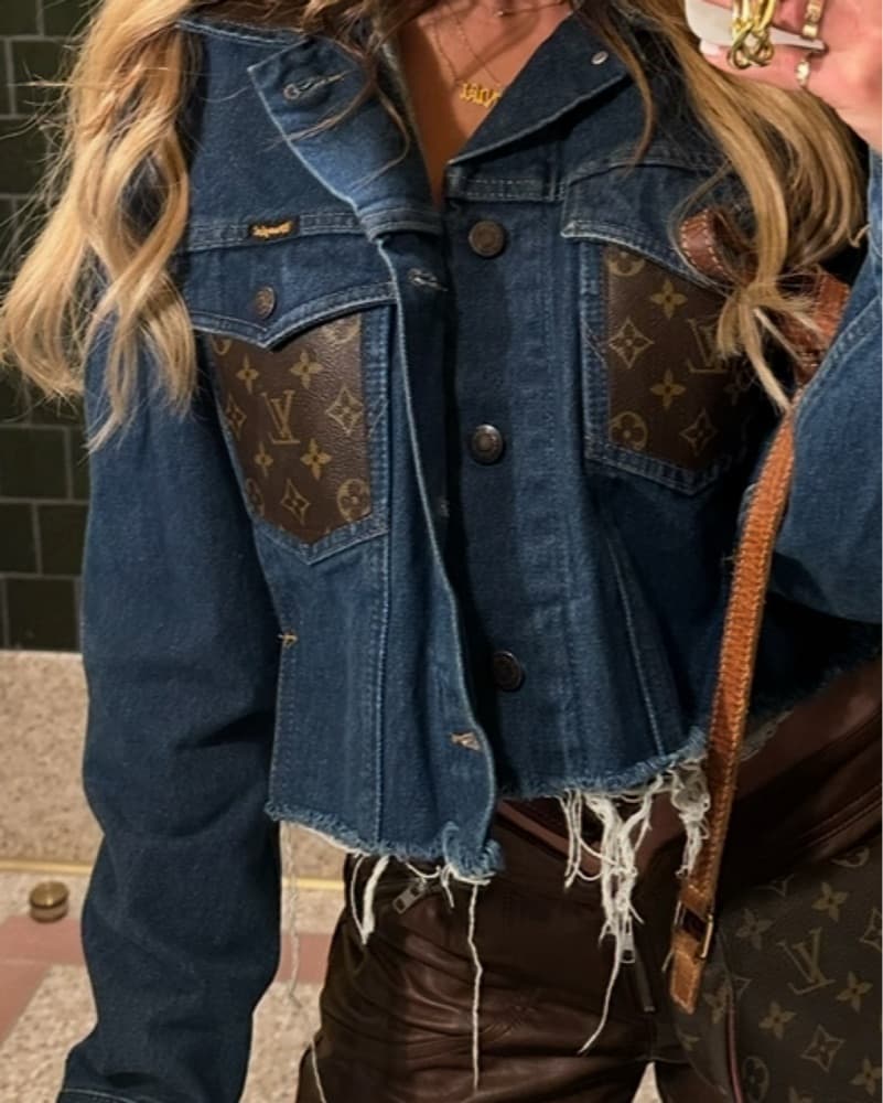LV Reworked Denim Jacket  - Image 2