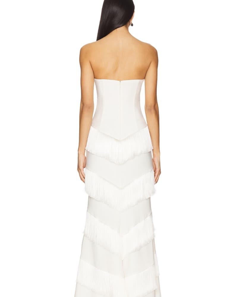 Revolve Hera Fringe Maxi Dress - Image 2