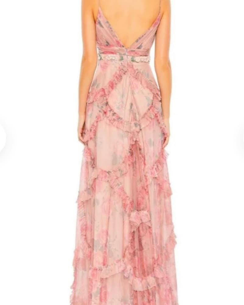 Mac Duggal Ruffle Gown - Image 4