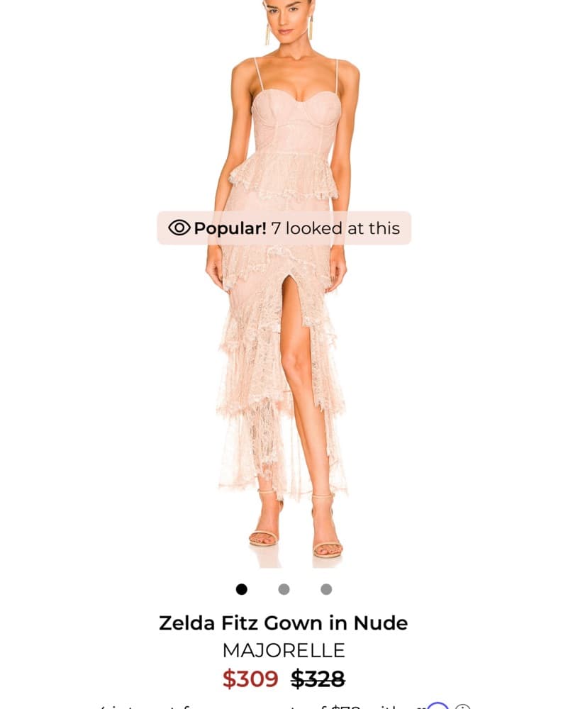 MAJORELLE Lace Midi Dress - Image 2