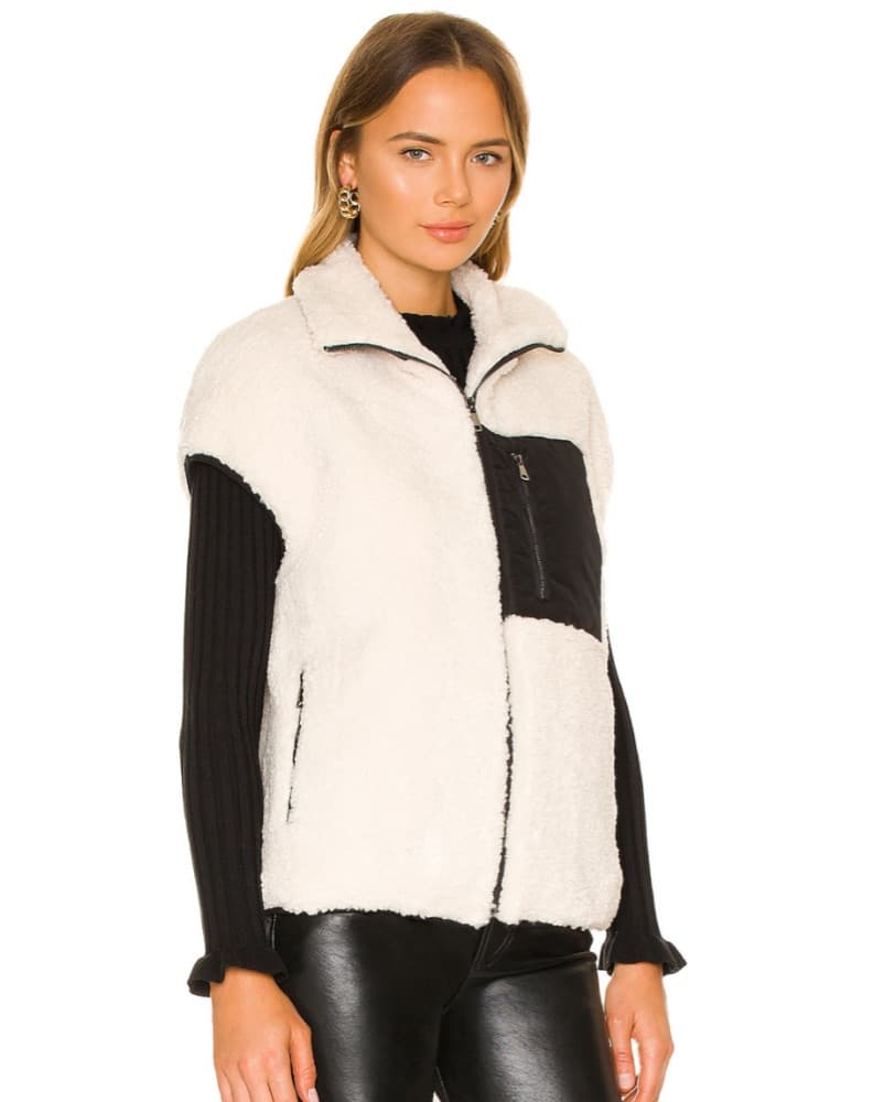 Adrienne Landau Faux Lamb Vest  - Image 3