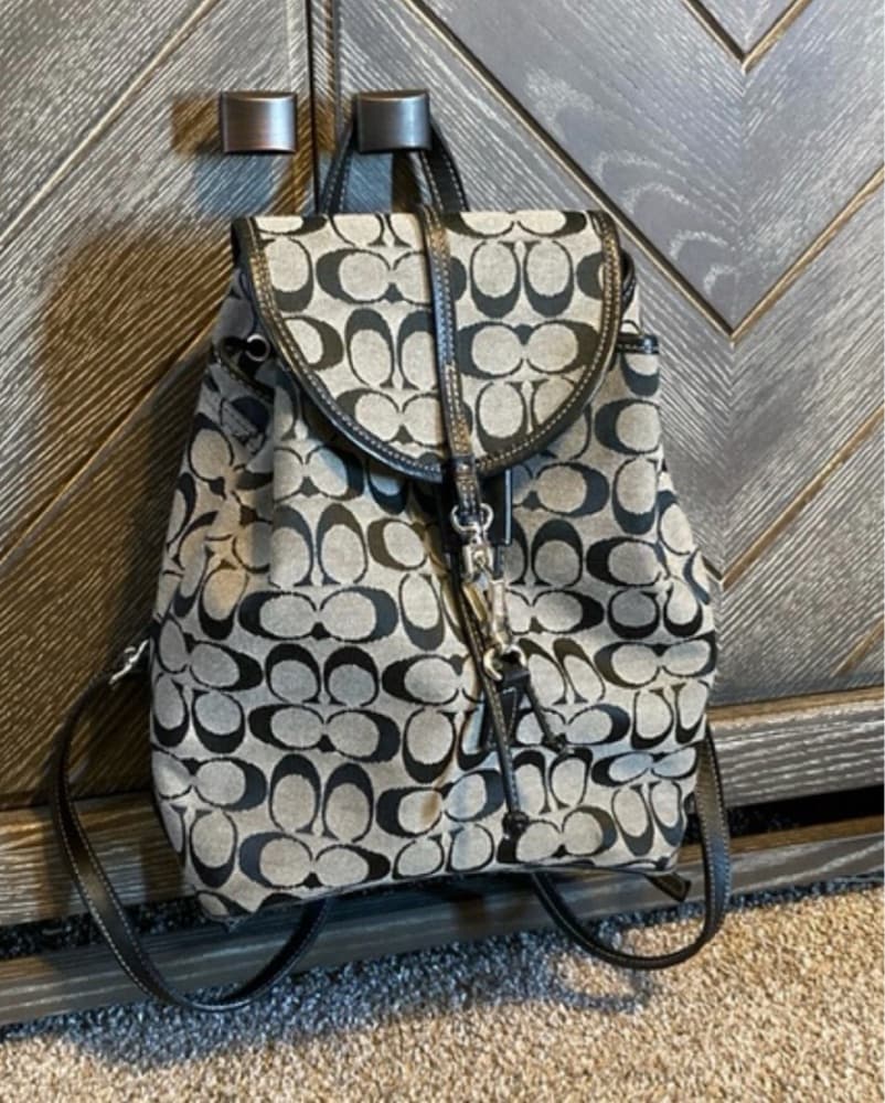 Coach backpack monogramme street wear lu - Image 4
