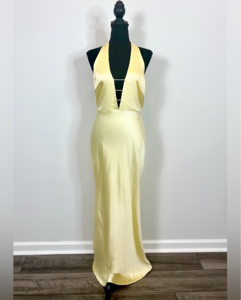 DIAMOND MAXI DRESS, BUTTER Runawaythelab - Image 3