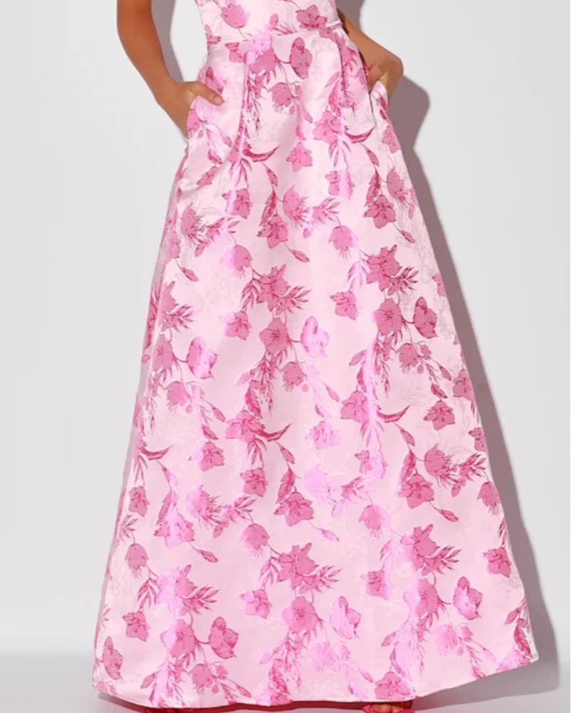 Pink Maxi Lulus Dress - Image 3