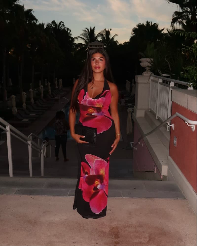 Vacation Floral Dress - Image 3
