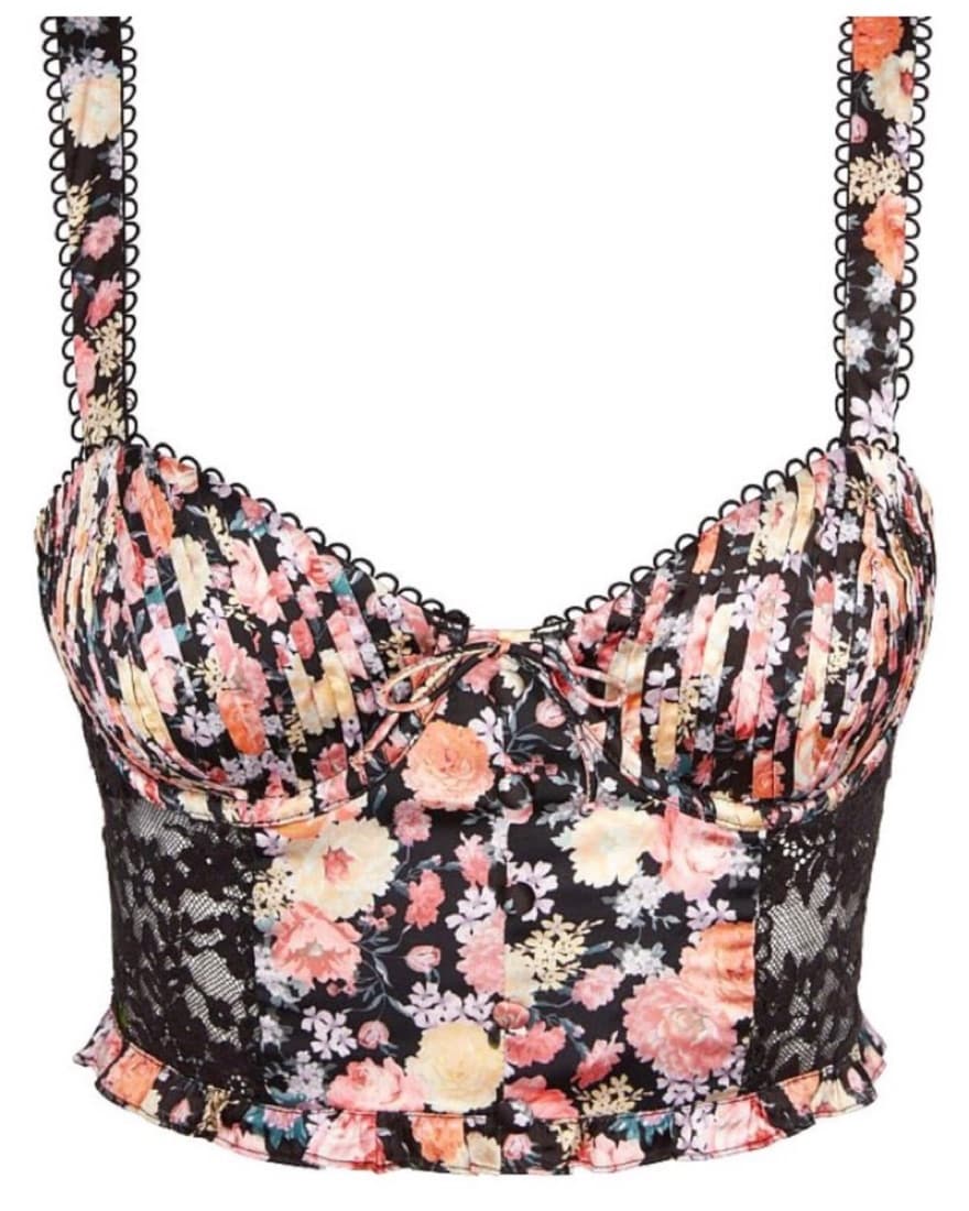 For Love & Lemons X VS Bustier Bra Top - Image 1