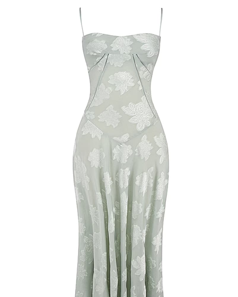 Seren Maxi Dress in Sage - Image 2