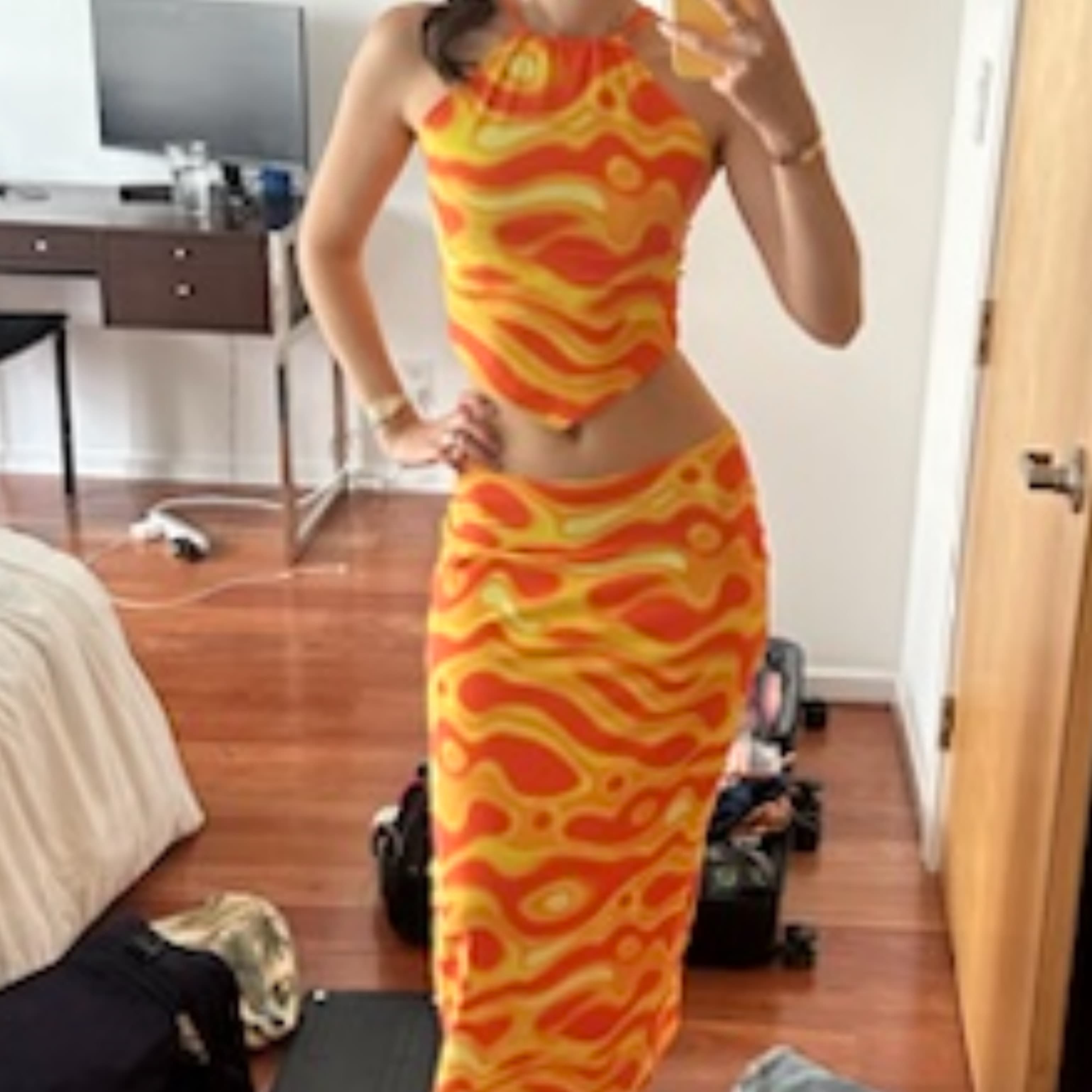 Lava Girl Skirt And Top Set - Image 1