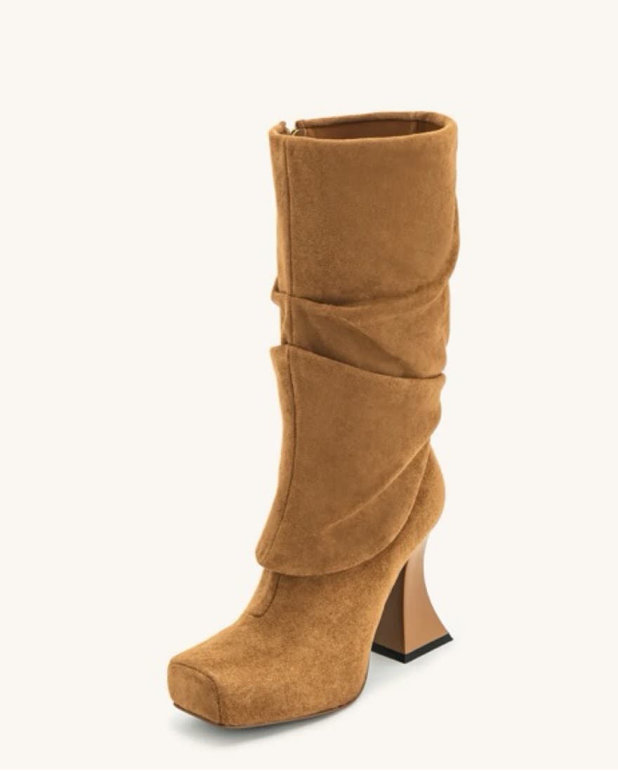 JW Pei Suede Slouch Boots - Image 4
