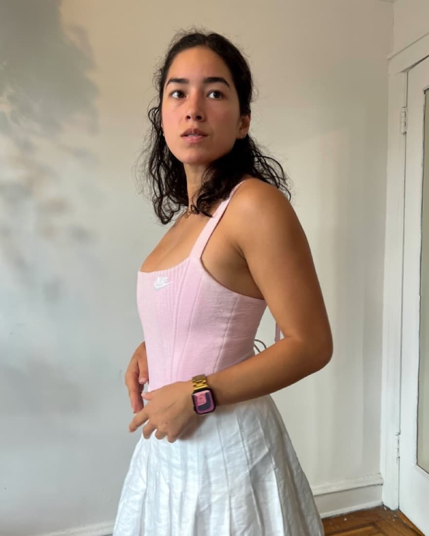 Reworked Nike Corset - Image 2