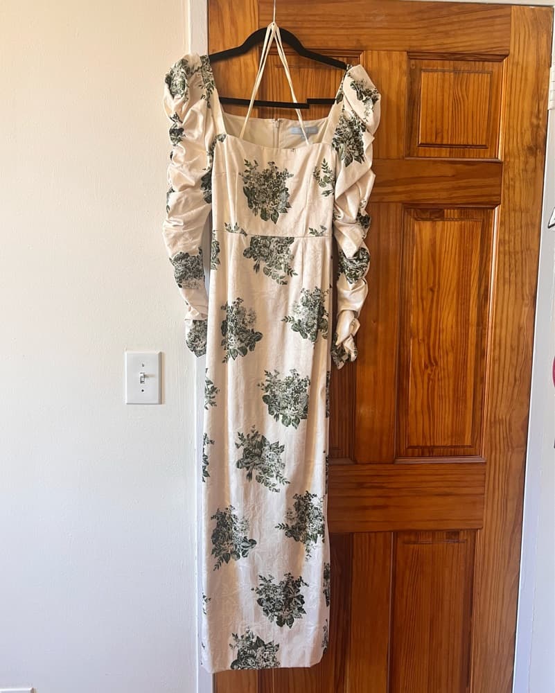 Beautiful Puff Sleeve Holiday Dress - Image 2