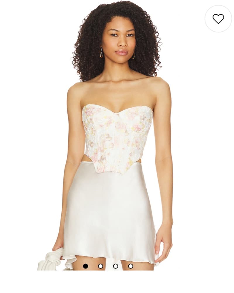 Floral Corset Revolve  - Image 1