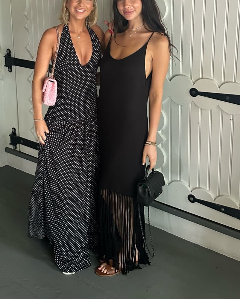 Montow Black Fringe Dress  - Image 3