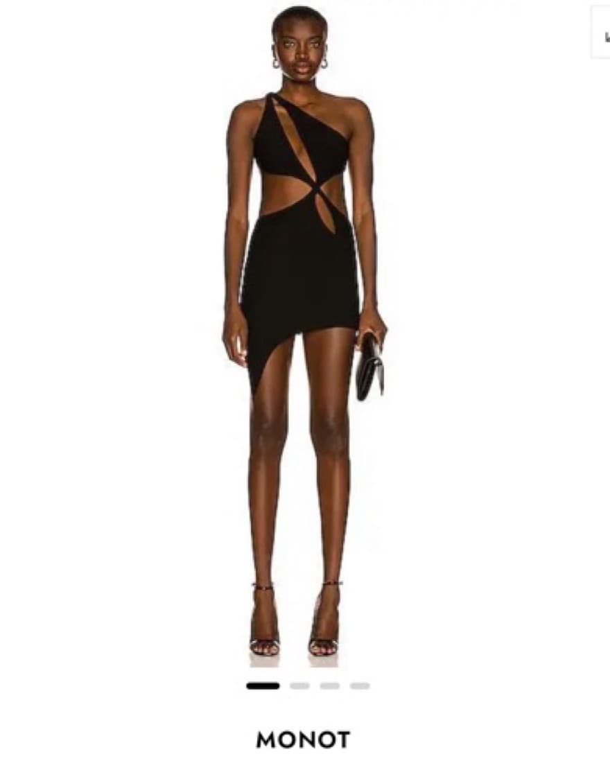 Monot Cut Out Mini Dress - Image 1