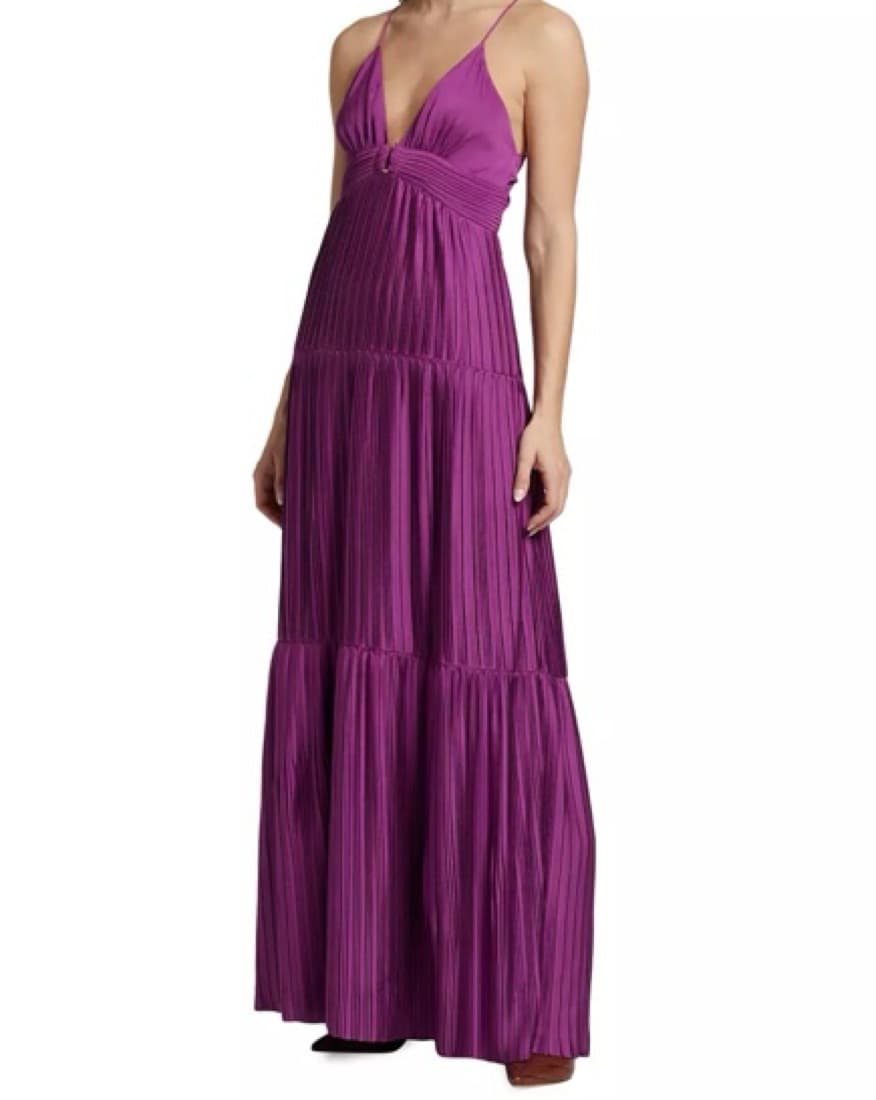 Ba&sh Purple/violet Maxi Dress - Image 1