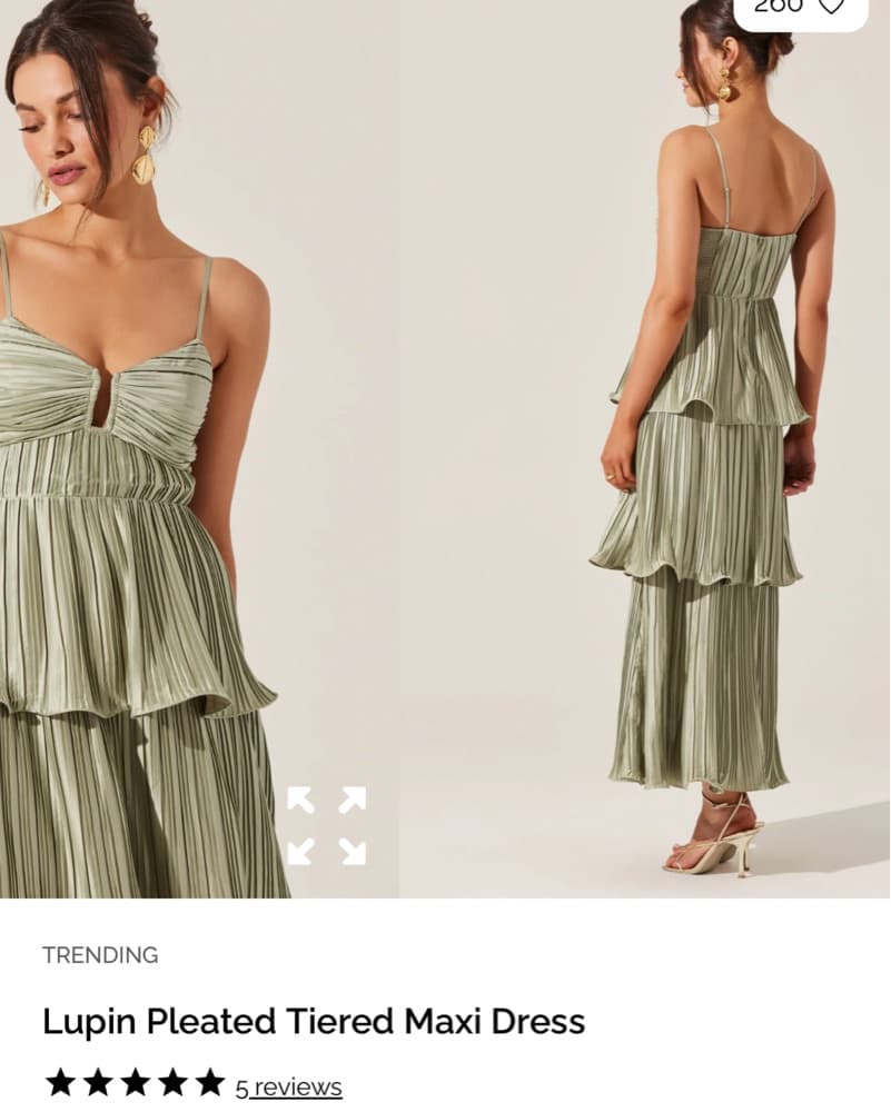 ASTR the Label Green Dress  - Image 2