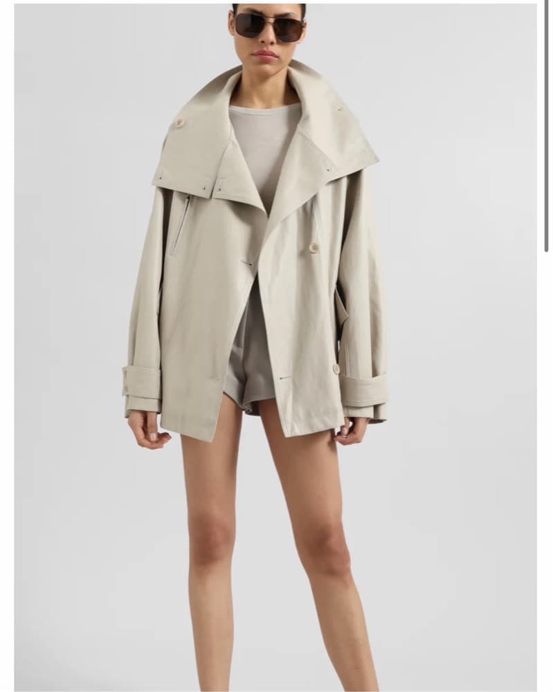 The Frankie Shop Leather Trench - Image 2