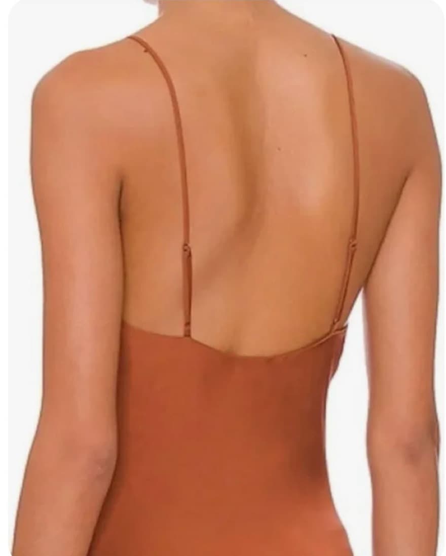 AllSaints Alexia Dress In Bronze - Image 4
