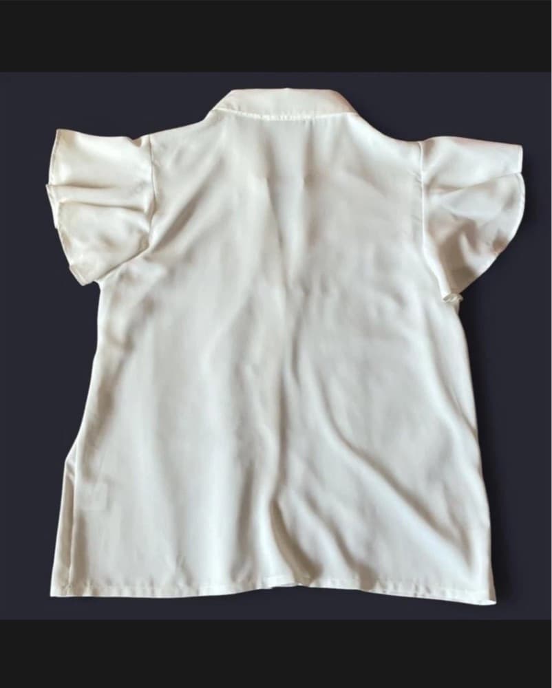 White Badgley Mischka Blouse - Image 2