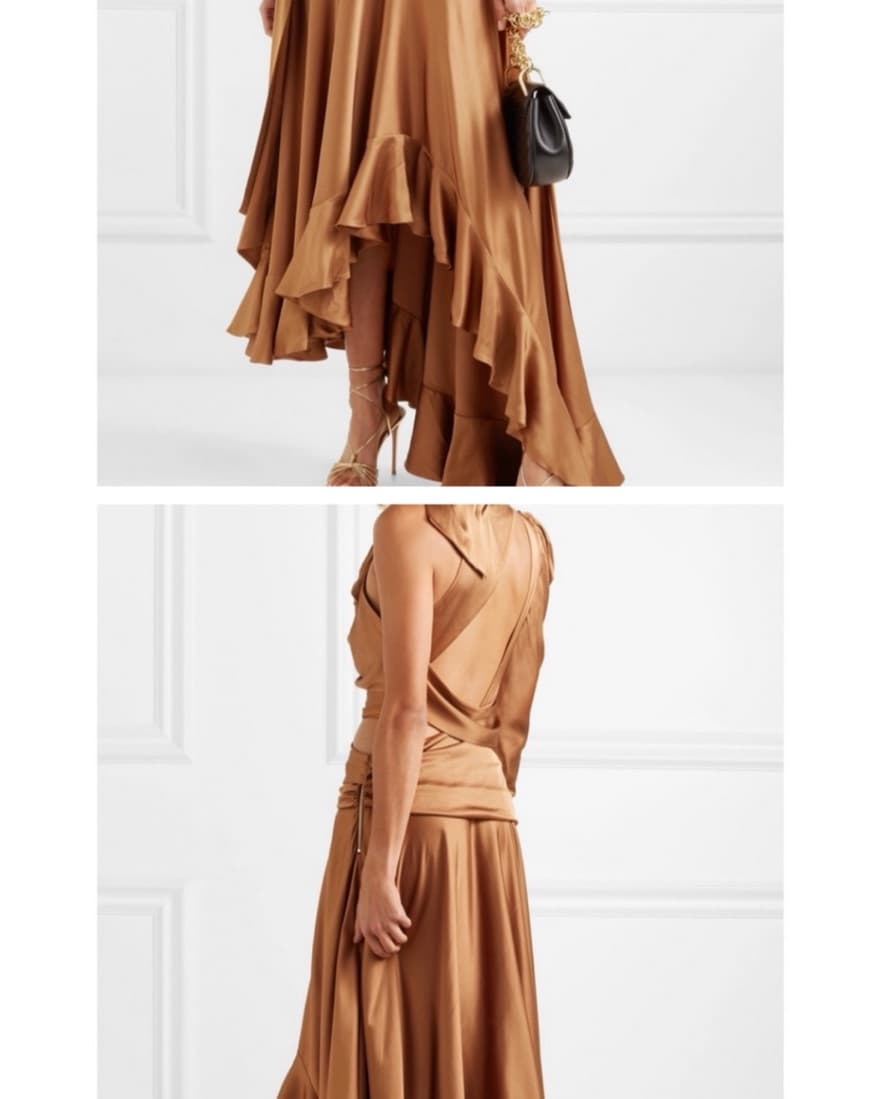 Zimmermann One Shoulder High Low Dress - Image 2