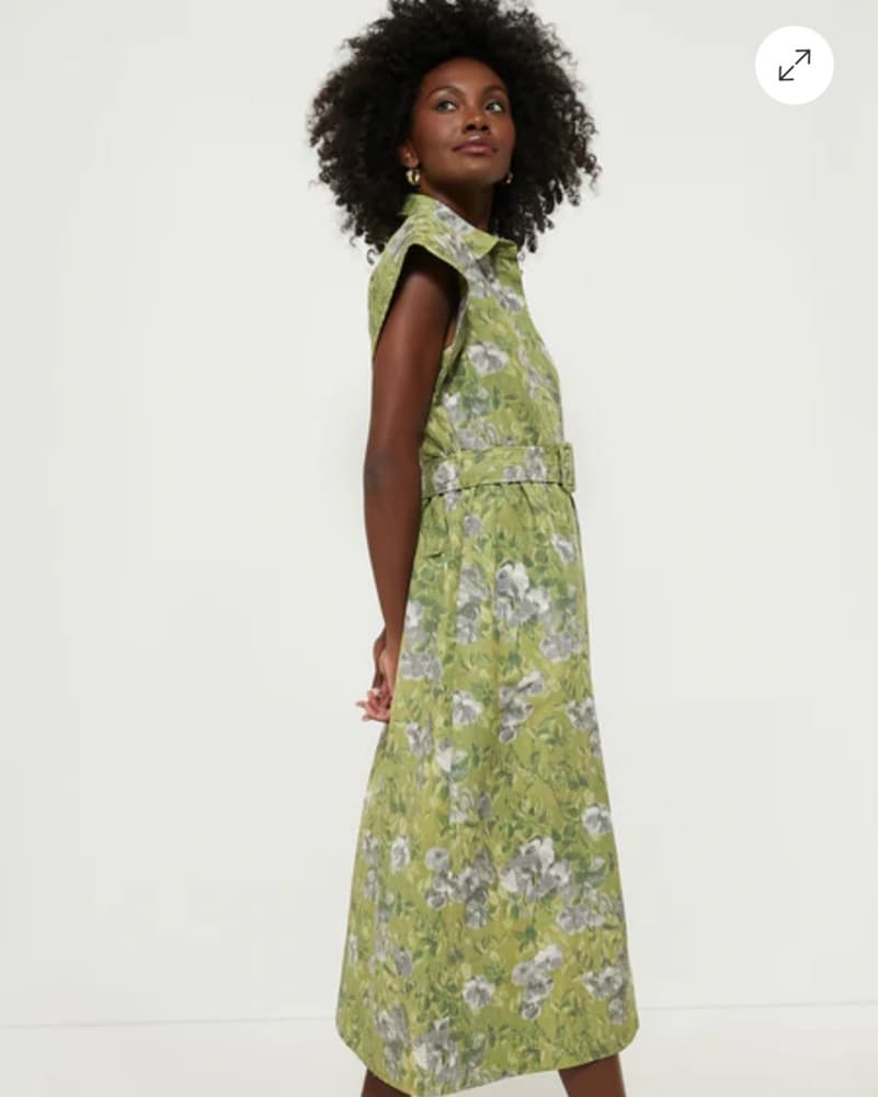 Vibrant Floral Midi Dress - Image 2
