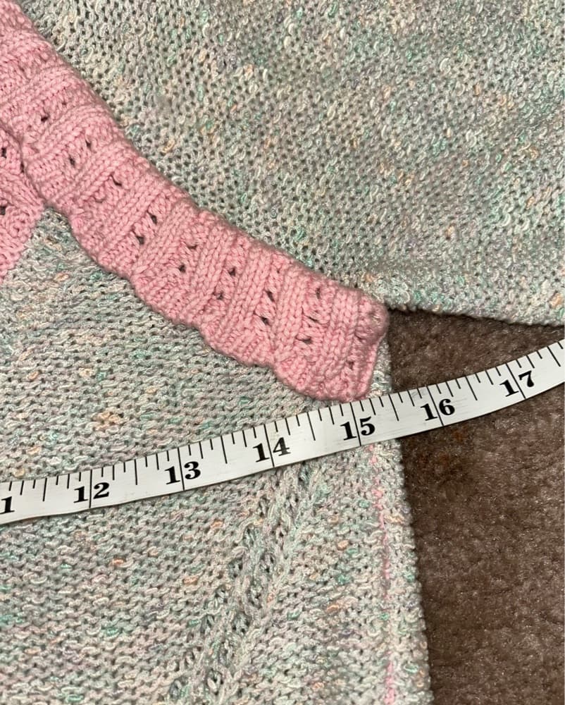 Loveshackfancy Green Cropped Cardigan - Image 4