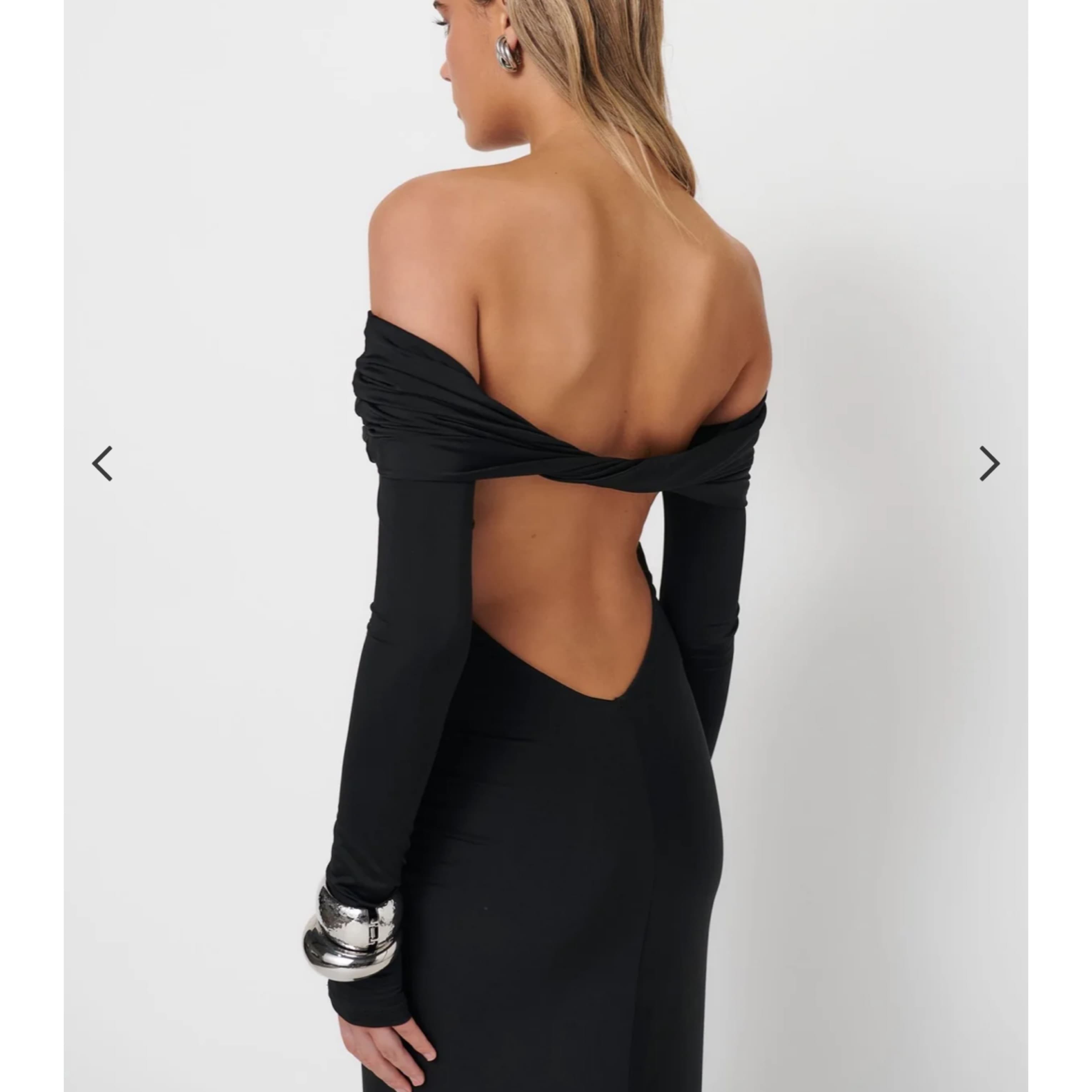 Black Off The Shoulder Gown  - Image 4