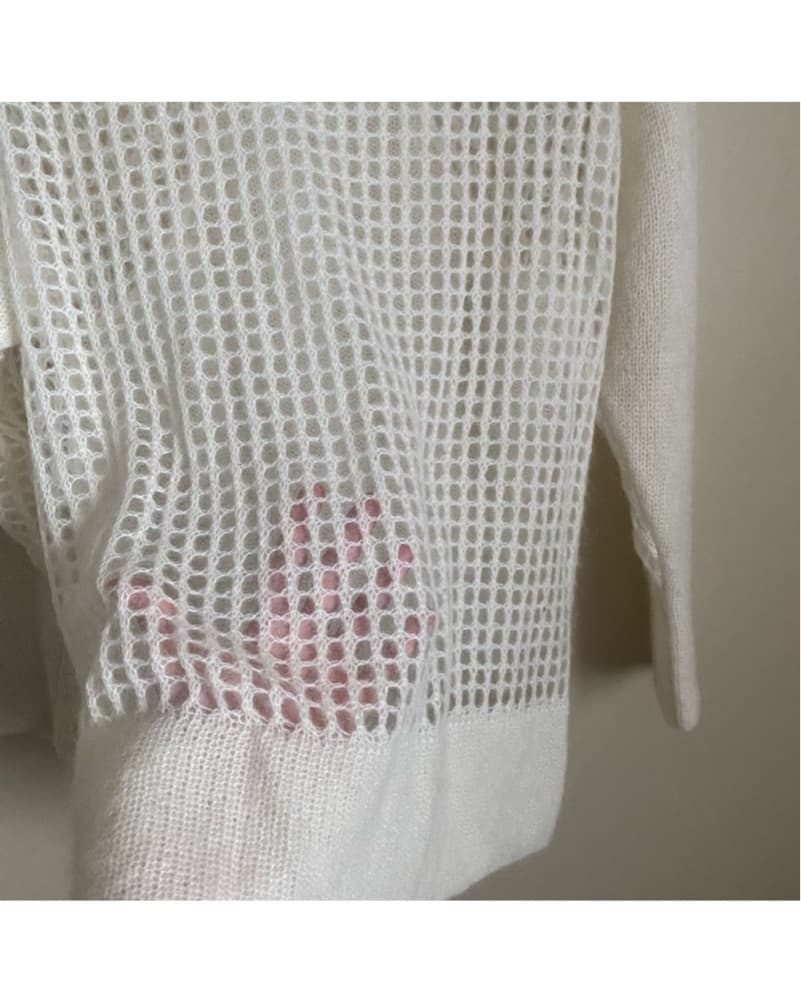 Helmut Lang Mohair Alpaca Knit Sweater - Image 6