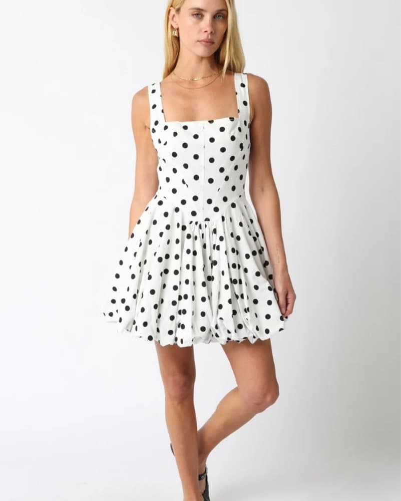 Polka Dot mini dress - Image 1