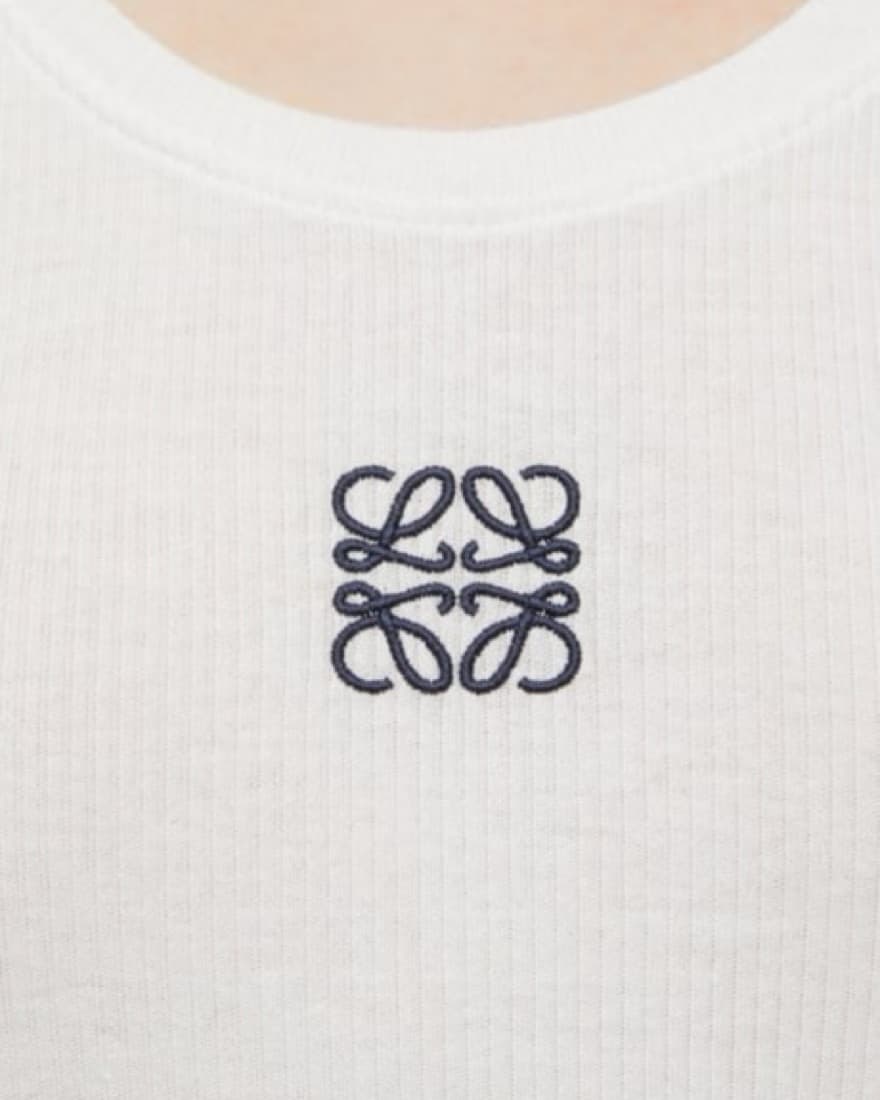 Loewe White Tank With Black Logo - Image 2