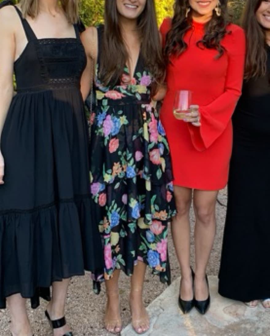 TOPSHOP Floral Midi Dress - Image 3