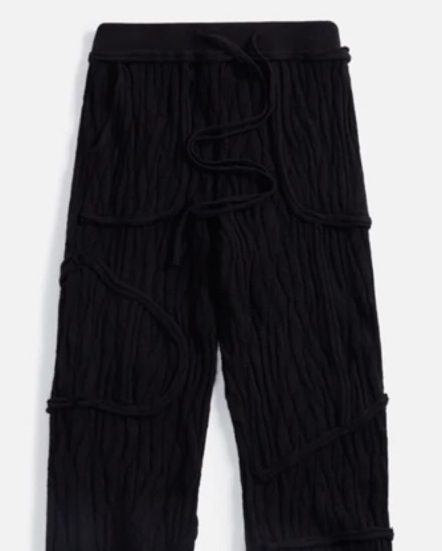 Guizio Open Seam Knit Flare Pant - Image 1