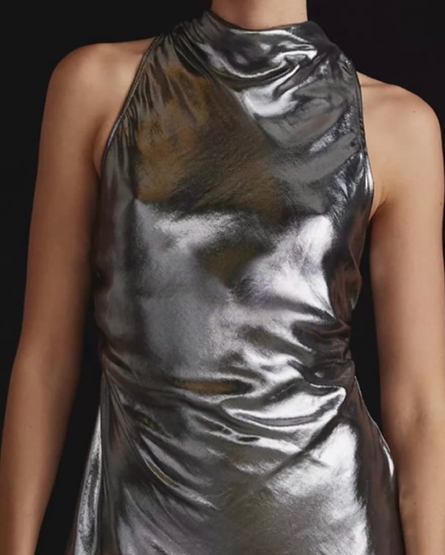 Anthropologie | Silver Maxi Dress - Image 2