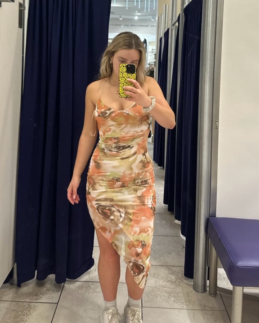 Floral Formal Dress - Image 1