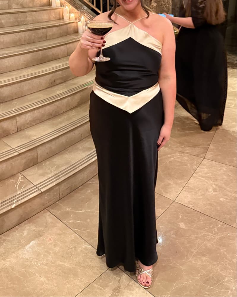 Reformation Color-Blocked Gown - Image 1