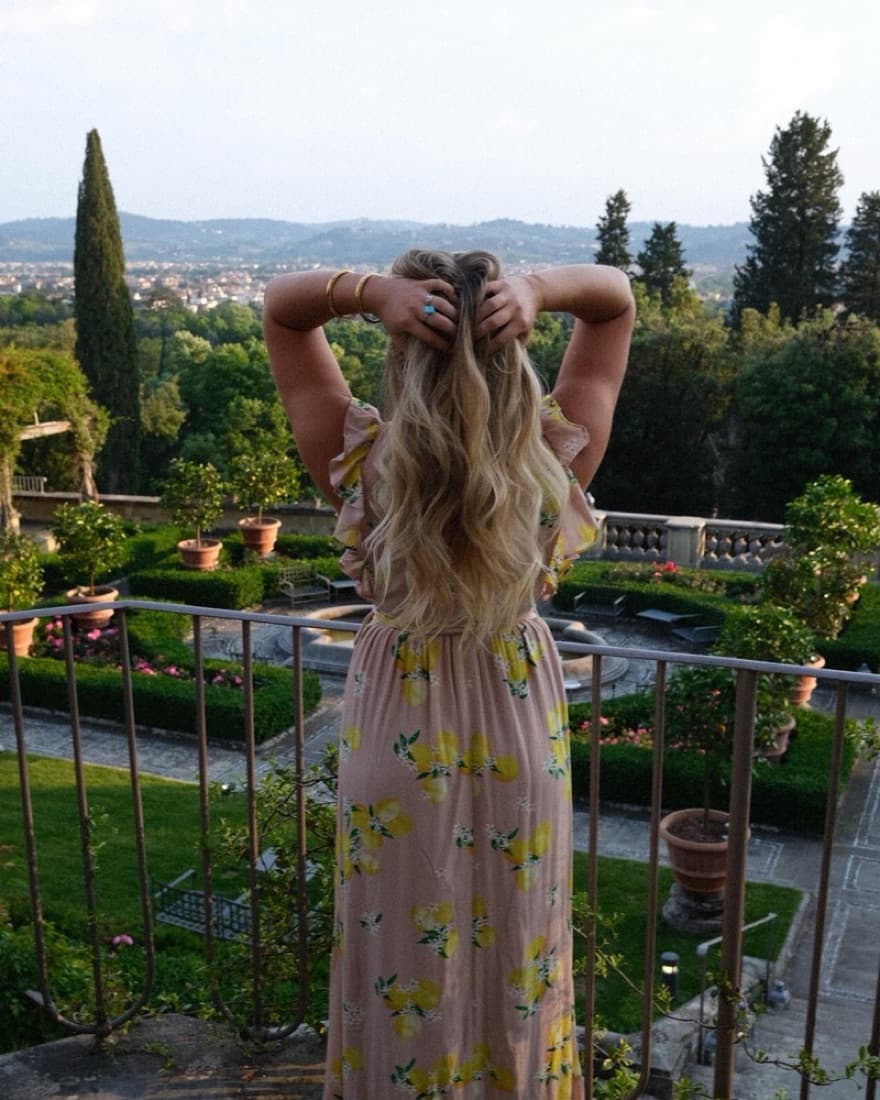 Revolve Majorelle Lemon Dress - Image 4