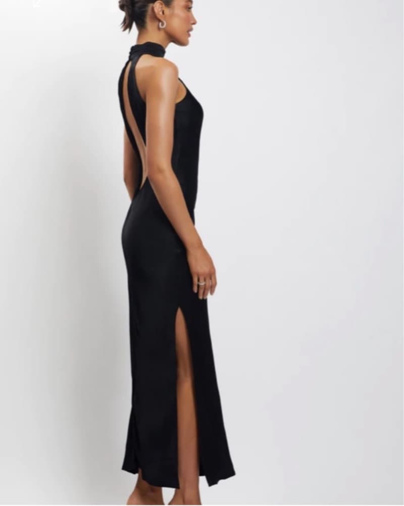 Meshki Claire Black Dress - Image 4