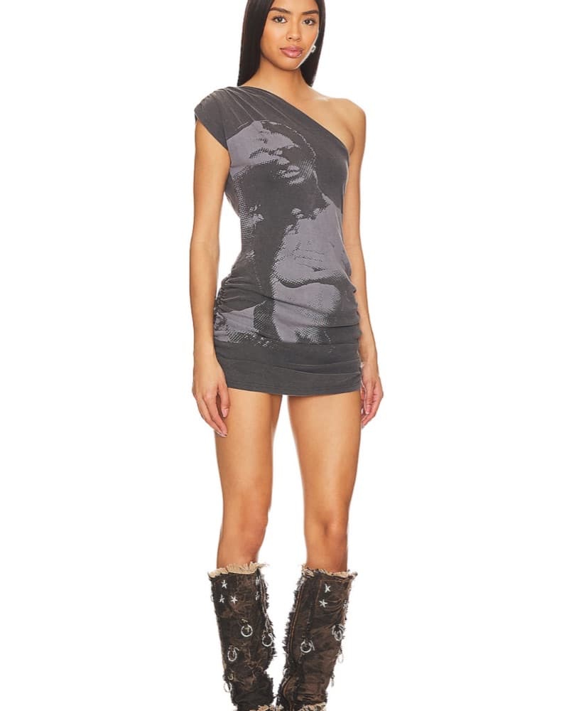 Jaded London Graphic Dress - Image 2