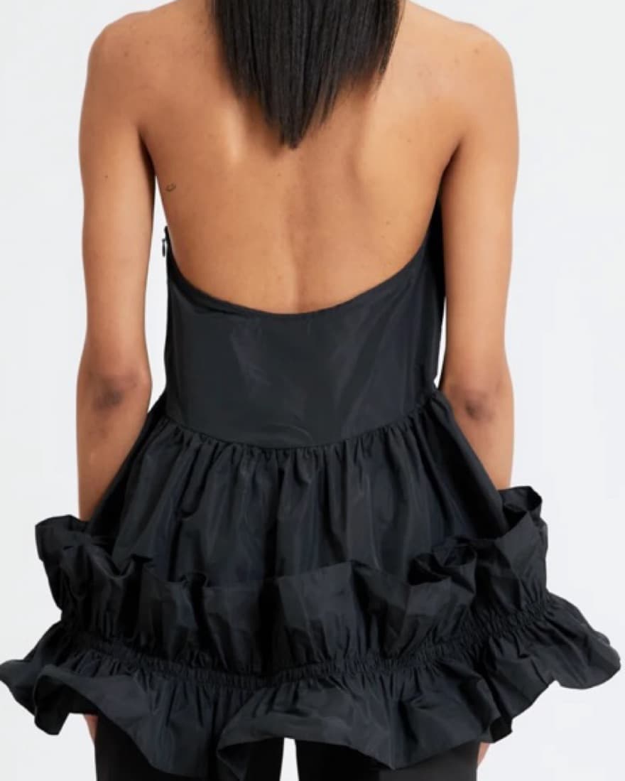 AKNVAS halter neck flounce top / dress - Image 4