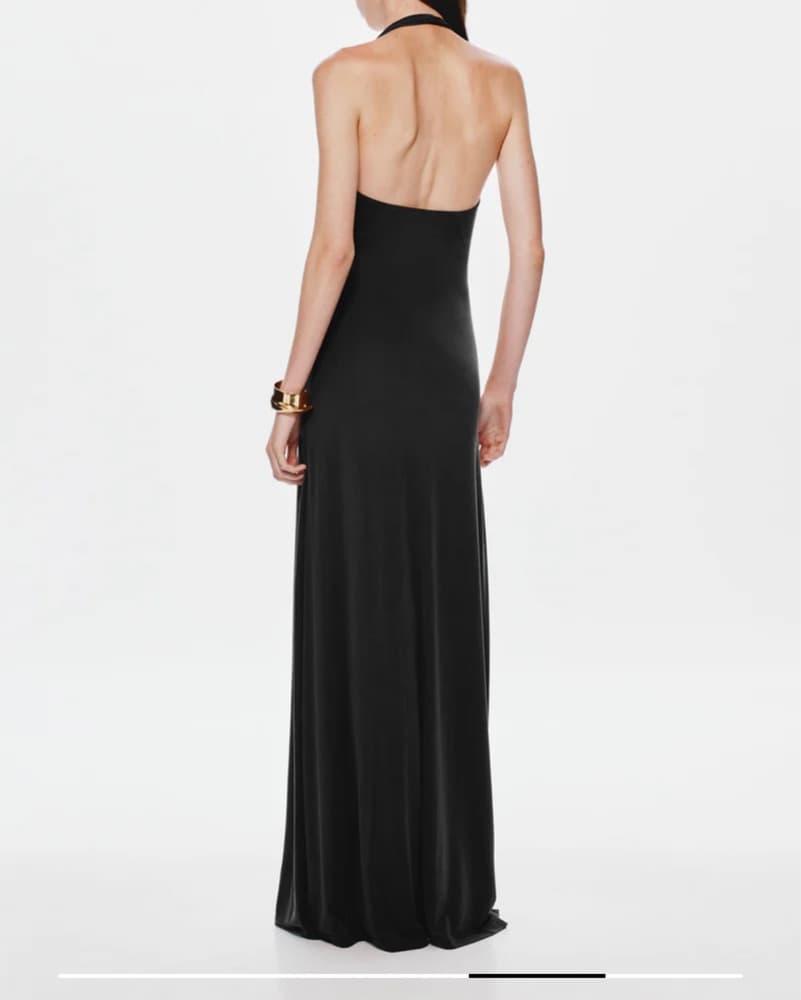 MISHA Jennifer Cupro Maxi Dress - Image 2