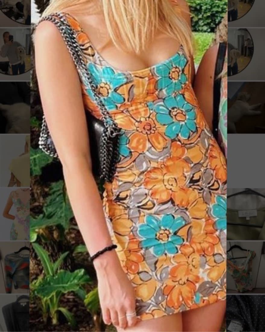 Miaou Vivi Mini Multi Colored Dress - Image 3
