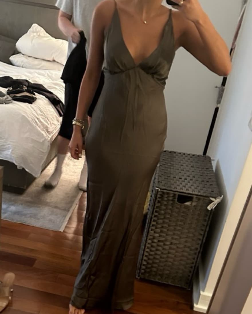 Bec + Bridge Olive Green Maxi Dress - Image 4
