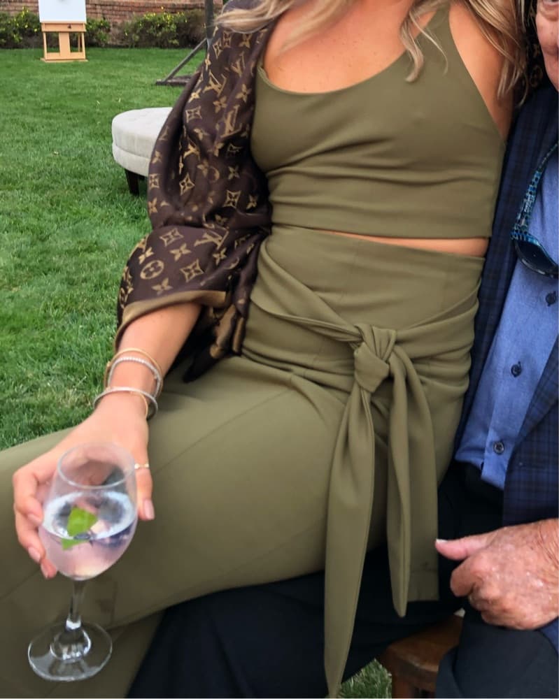 Alice And Olivia 2 Piece Green Set - Image 3
