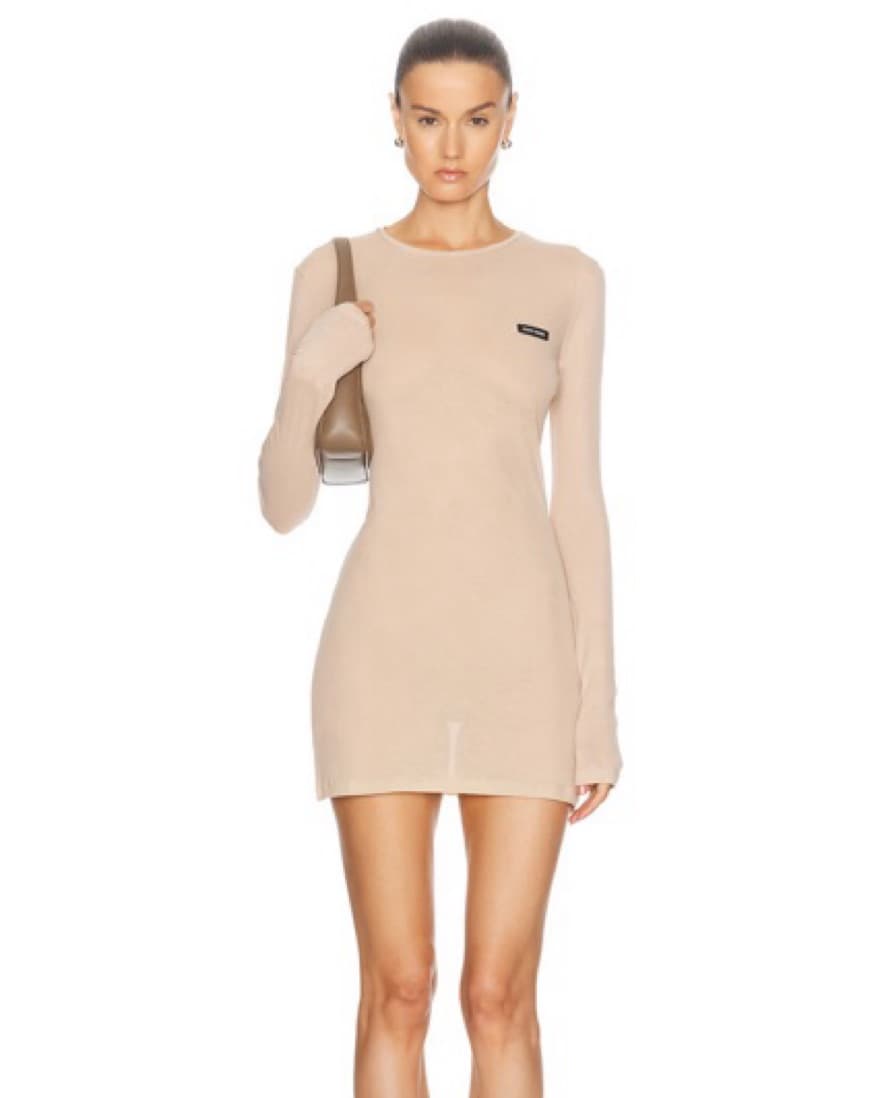 Miu Miu Sheer Mini Dress - Image 1