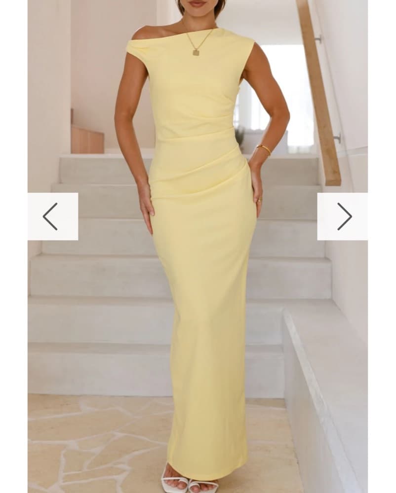Lilah Maxi Dress- Yellow BillyJ Boutique - Image 1