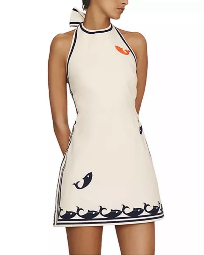 Alémais Marine Printed Minidress  - Image 1