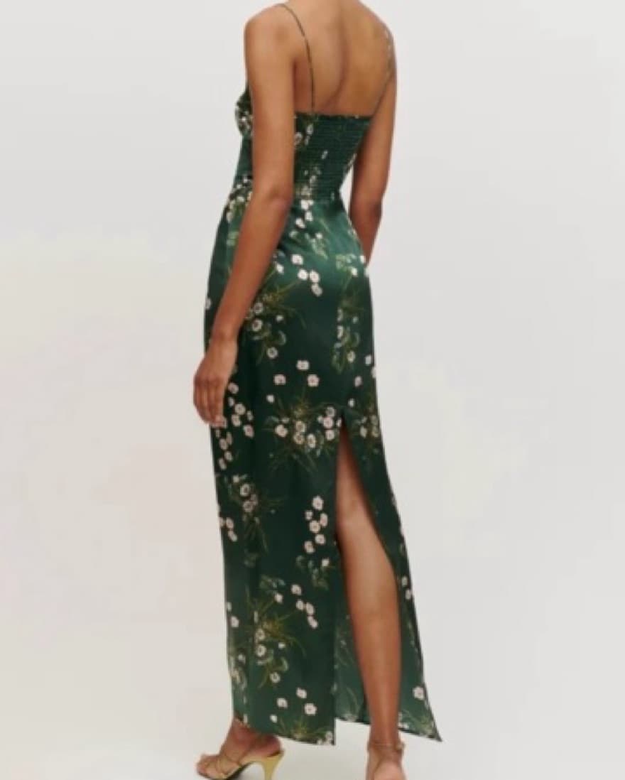 Reformation Frankie Silk Dress - Image 3