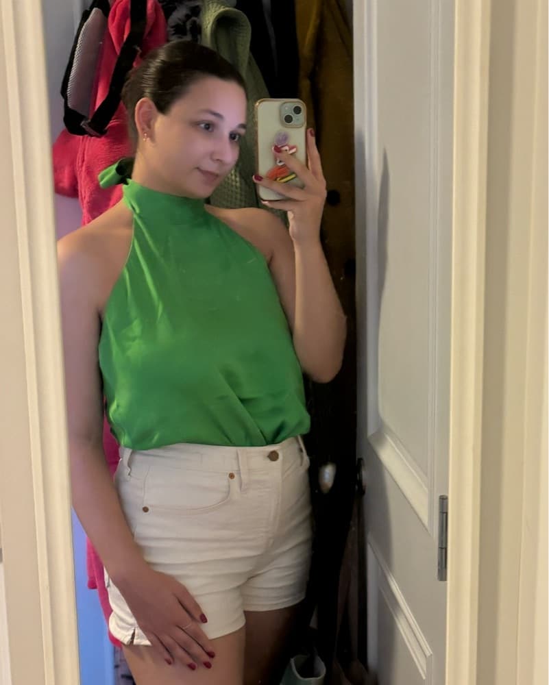 Favorite Daughter Green Halter Bodysuit - Image 4