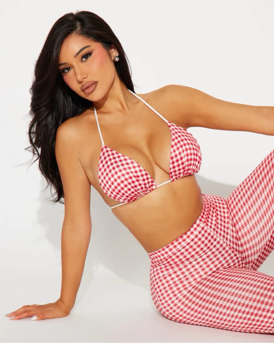 Sweet Talking Gingham 3pc Set - Image 3